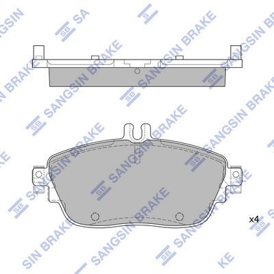 HiQ Front Brake Pads Set SP1966