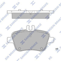 HiQ Rear Brake Pads Set SP1957