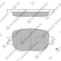 HiQ Front Brake Pads Set SP1566