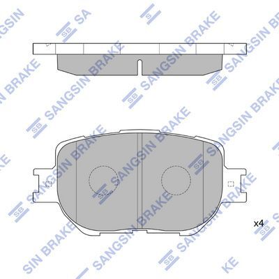 HiQ Front Brake Pads Set SP1566