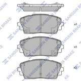 HiQ Front Brake Pads Set SP1405A