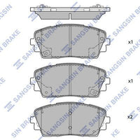 HiQ Front Brake Pads Set SP1405A