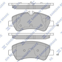 HiQ Rear Brake Pads Set SP1884