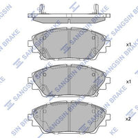 HiQ Front Brake Pads Set SP1729A