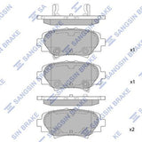 HiQ Rear Brake Pads Set SP1730