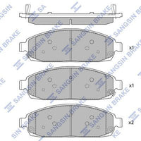 HiQ Front Brake Pads Set SP1676