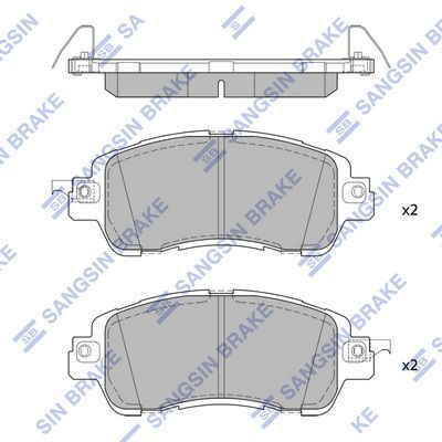 HiQ Front Brake Pads Set SP1974