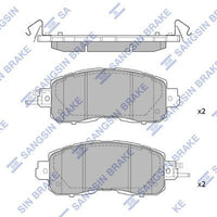 HiQ Front Brake Pads Set SP1765