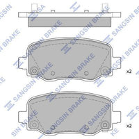 HiQ Rear Brake Pads Set SP1858