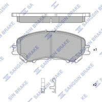 HiQ Front Brake Pads Set SP1715