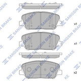 HiQ Front Brake Pads Set SP1403