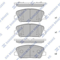 HiQ Front Brake Pads Set SP1403