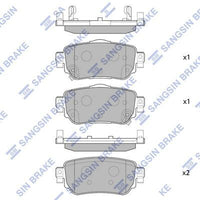 HiQ Rear Brake Pads Set SP4140