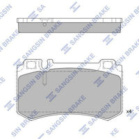 HiQ Rear Brake Pads Set SP2188