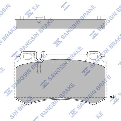 HiQ Rear Brake Pads Set SP2188