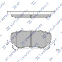 HiQ Rear Brake Pads Set SP1461