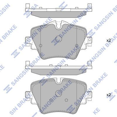 HiQ Front Brake Pads Set SP4129
