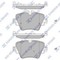HiQ Front Brake Pads Set SP4129