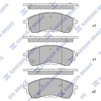 HiQ Front Brake Pads Set SP4316