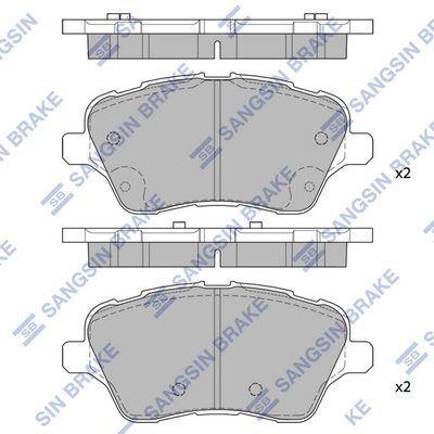 HiQ Front Brake Pads Set SP1811