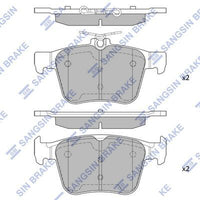 HiQ Rear Brake Pads Set SP1998