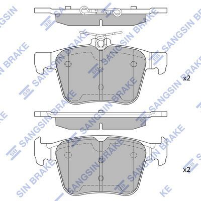 HiQ Rear Brake Pads Set SP1998