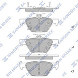 HiQ Rear Brake Pads Set SP1879