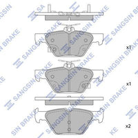 HiQ Rear Brake Pads Set SP1879