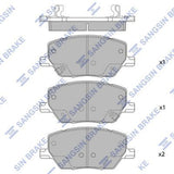 HiQ Front Brake Pads Set SP4006