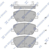 HiQ Front Brake Pads Set SP4006