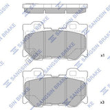 HiQ Rear Brake Pads Set SP1472
