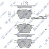 HiQ Front Brake Pads Set SP2446