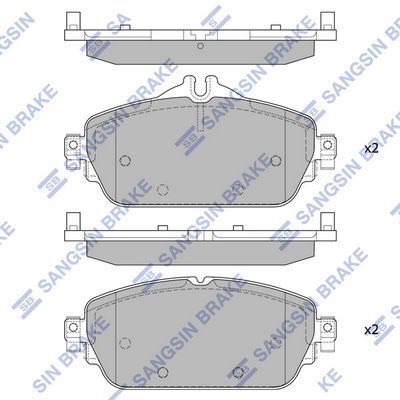HiQ Front Brake Pads Set SP4044