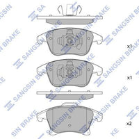 HiQ Front Brake Pads Set SP4021