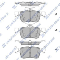 HiQ Rear Brake Pads Set SP4171