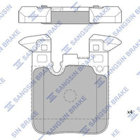 HiQ Rear Brake Pads Set SP1959