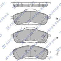 HiQ Rear Brake Pads Set SP4162