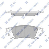 HiQ Rear Brake Pads Set SP1827