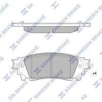 HiQ Rear Brake Pads Set SP1827