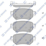 HiQ Rear Brake Pads Set SP4070