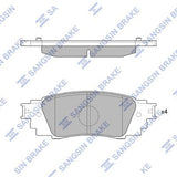 HiQ Rear Brake Pads Set SP4309