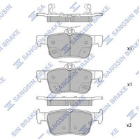HiQ Rear Brake Pads Set SP4127