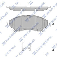 HiQ Front Brake Pads Set SP4212