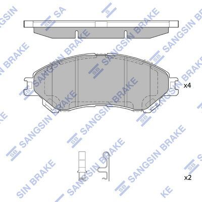 HiQ Front Brake Pads Set SP4212