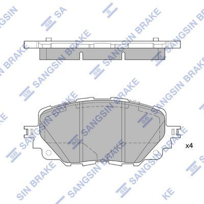 HiQ Front Brake Pads Set SP4101