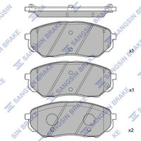 HiQ Front Brake Pads Set SP1690