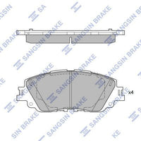 HiQ Front Brake Pads Set SP4275