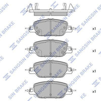 HiQ Rear Brake Pads Set SP4177