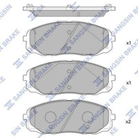 HiQ Front Brake Pads Set SP1688A