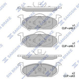 HiQ Front Brake Pads Set SP2205